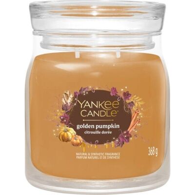 Yankee Candle Arany Tök Jelző Közepes Gyertya - Vaxgyertya, Narancssárga, 35-50 óra égési idő Yankee Candle Arany Tök Jelző Közepes Gyertya - Vaxgyertya, Narancssárga, 35-50 óra égési idő
