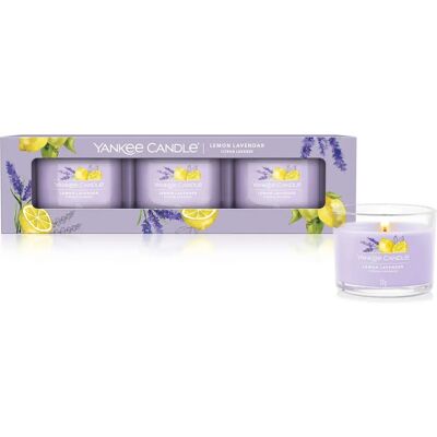 Yankee Candle Zitronen Lavendel Geschenkset - Votivkerzen Yankee Candle Zitronen Lavendel Geschenkset - Votivkerzen