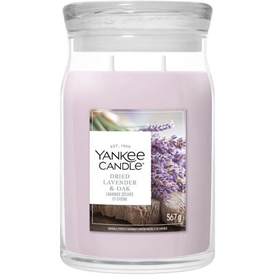 Yankee Candle - Dried Lavender & Oak - 567 g - Wax candle Yankee Candle - Dried Lavender & Oak - 567 g - Wax candle