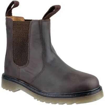 Amblers Chelmsford Brown Waxy Leather Boots - Boots Amblers Chelmsford Brown Waxy Leather Boots - Boots
