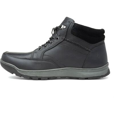 Hush Puppies Mens Grover Ankle Boot - Black Hush Puppies Mens Grover Ankle Boot - Black