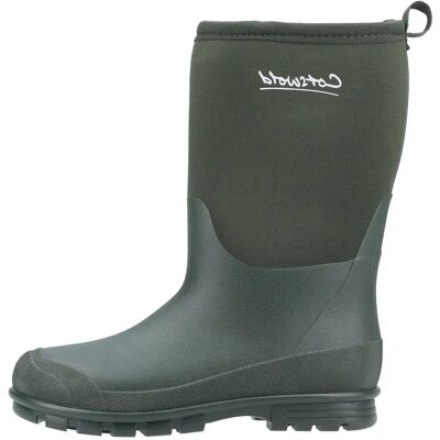 Cotswold Hilly Neoprene Kinder Regenlaarzen - Groen - Geschikt voor alle weersomstandigheden Cotswold Hilly Neoprene Kinder Regenlaarzen - Groen - Geschikt voor alle weersomstandigheden