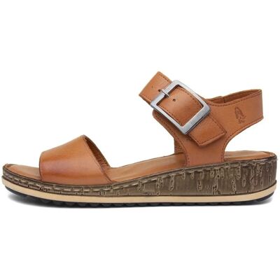 Hush Puppies Ellie Leren Wedges - Tan Hush Puppies Ellie Leren Wedges - Tan