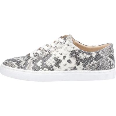Hush Puppies Tessa Light Grey Leather Shoes - Shoes Hush Puppies Tessa Light Grey Leather Shoes - Shoes