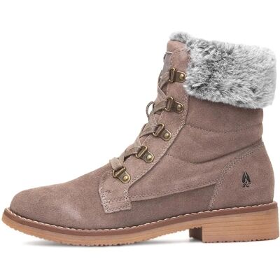 Hush Puppies Florence Mid-Calf Laarzen - Taupe Hush Puppies Florence Mid-Calf Laarzen - Taupe