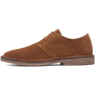 Hush Puppies Heren Scout Lace Up Suede Desert Boots - Tan Hush Puppies Heren Scout Lace Up Suede Desert Boots - Tan