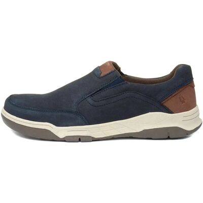 Hush Puppies Herren Fletcher Mokassin - Marine Tan Hush Puppies Herren Fletcher Mokassin - Marine Tan