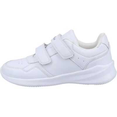 Hush Puppies Marling Easy Senior School Uniform Shoe white Hush Puppies Marling Easy Senior School Uniform Shoe white