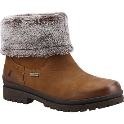 Hush Puppies Dames Alice Mid Hoog Boot - Kameel Hush Puppies Dames Alice Mid Hoog Boot - Kameel
