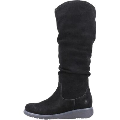 Hush Puppies Damen Lucinda Kniehohe Stiefel - Schwarz Hush Puppies Damen Lucinda Kniehohe Stiefel - Schwarz