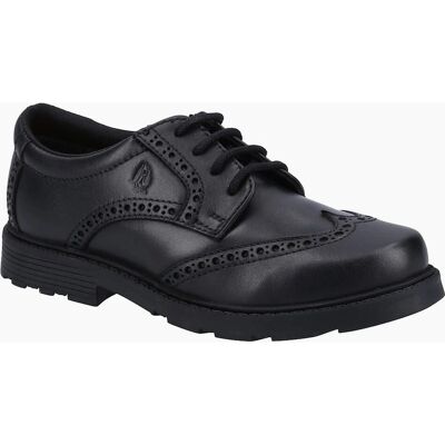 Hush Puppies Kids' Jacob leren veterschoenen - School Shoes Hush Puppies Kids' Jacob leren veterschoenen - School Shoes