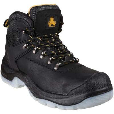 Amblers FS199 Safety Boots - Black, Steel Toe, Lace-Up - Safety Footwear Amblers FS199 Safety Boots - Black, Steel Toe, Lace-Up - Safety Footwear