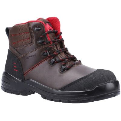 Amblers Safety Mens 308c Leather Waterproof Boots - Brown - Safety Shoes Amblers Safety Mens 308c Leather Waterproof Boots - Brown - Safety Shoes