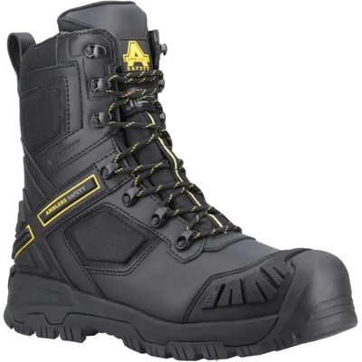 Amblers Safety Dynamite Wasserdichte Leder-Sicherheitsstiefel Schwarz UK 10.5 Amblers Safety Dynamite Wasserdichte Leder-Sicherheitsstiefel Schwarz UK 10.5