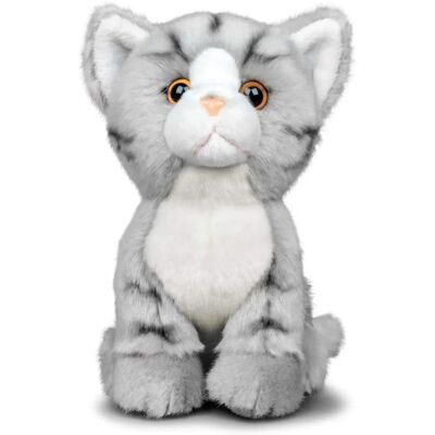 Animigos Plush Katt - Realistiske Detaljer - 20cm - Plysjuleke Animigos Plush Katt - Realistiske Detaljer - 20cm - Plysjuleke