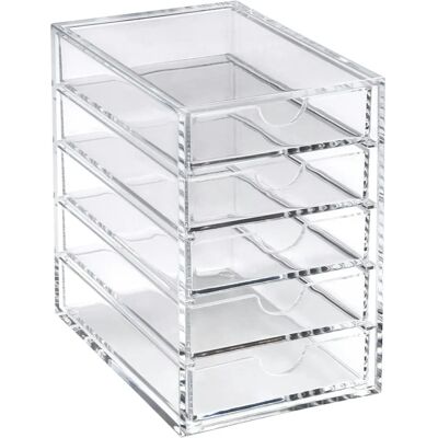Organisateur de Tiroirs en Acrylique Transparent Osco - Solution de Rangement - Publicité Organisateur de Tiroirs en Acrylique Transparent Osco - Solution de Rangement - Publicité