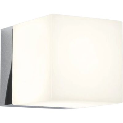Applique Murale Cube pour Salle de Bain - IP44 G9, Chrome - Publicité Applique Murale Cube pour Salle de Bain - IP44 G9, Chrome - Publicité