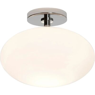 Luminaire de plafond semi-flush Astro Lighting Zeppo 1 lumière - Chrome - Publicité Luminaire de plafond semi-flush Astro Lighting Zeppo 1 lumière - Chrome - Publicité