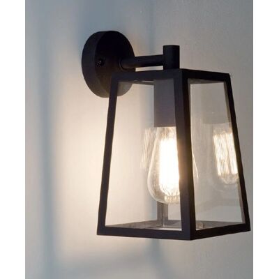 Astro Calvi Single Light Outdoor Wall Fitting - Black - Wall Light Astro Calvi Single Light Outdoor Wall Fitting - Black - Wall Light