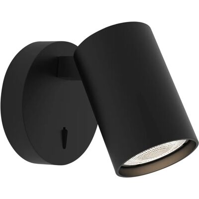 Astro Lighting Ascoli Single Switched Wall Spotlight - Modern Black Astro Lighting Ascoli Single Switched Wall Spotlight - Modern Black