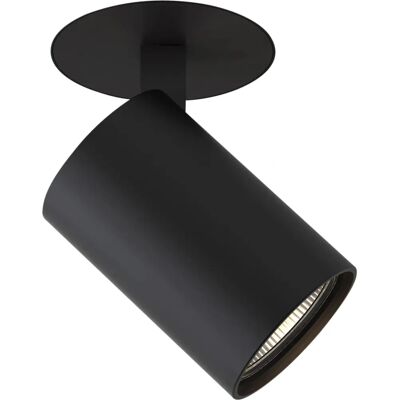 Astro Ascoli Fire Rated Recessed Single Light Ceiling Spot Fitting - Matt Black - Recessed Ceiling Spotlight Astro Ascoli Fire Rated Recessed Single Light Ceiling Spot Fitting - Matt Black - Recessed Ceiling Spotlight