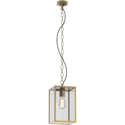 Astro Naturlig Messing Udendørs Loftlampe - Kyst, E27, 37-185cm Astro Naturlig Messing Udendørs Loftlampe - Kyst, E27, 37-185cm