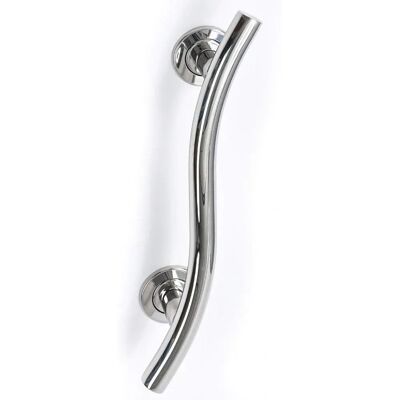 NRS Healthcare Support Rails - Stainless Steel - Curved - 480mm - Support Rails NRS Healthcare Support Rails - Stainless Steel - Curved - 480mm - Support Rails