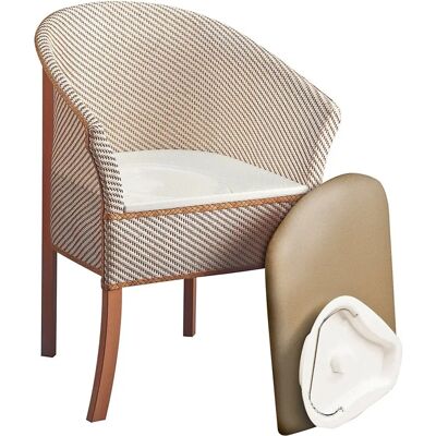 Gordon Ellis Basketweave Commode Chair - Commodes Gordon Ellis Basketweave Commode Chair - Commodes