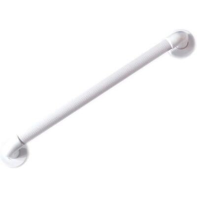 NRS Healthcare Plastisk rilleram - Vit - 600mm - Badrumsstöd NRS Healthcare Plastisk rilleram - Vit - 600mm - Badrumsstöd