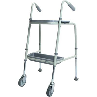 NRS Healthcare Duo Carrello Camminata Regolabile in Altezza - Carrello di Camminata NRS Healthcare Duo Carrello Camminata Regolabile in Altezza - Carrello di Camminata