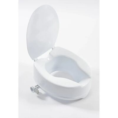 NRS Healthcare Linton Plus Verhoogd Toiletzitting - Verstelbare Hoogte - Met Deksel - 150mm NRS Healthcare Linton Plus Verhoogd Toiletzitting - Verstelbare Hoogte - Met Deksel - 150mm