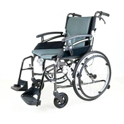 NRS Healthcare - Transit-Lite Self-Propelled Wheelchair - Grey NRS Healthcare - Transit-Lite Self-Propelled Wheelchair - Grey