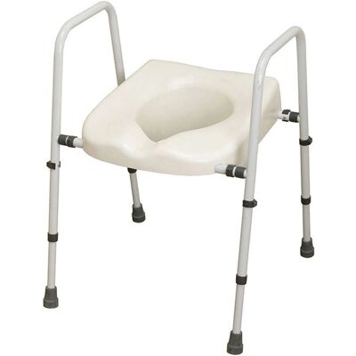 NRS Healthcare Mowbray Lite Toilet Frame & Seat - Breedte Instelbaar - Ouderen - Handicap Hulp NRS Healthcare Mowbray Lite Toilet Frame & Seat - Breedte Instelbaar - Ouderen - Handicap Hulp