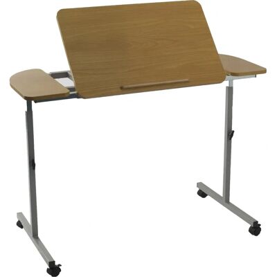 NRS Healthcare Adjustable Overbed Table - Over Chair & Bed NRS Healthcare Adjustable Overbed Table - Over Chair & Bed