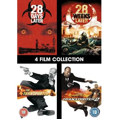 Auto Car Specialist Jason - 28 Jours Plus Tard/28 Semaines Plus Tard/Transporter/Transporter 2 DVD - Coffret DVD - Publicité Auto Car Specialist Jason - 28 Jours Plus Tard/28 Semaines Plus Tard/Transporter/Transporter 2 DVD - Coffret DVD - Publicité