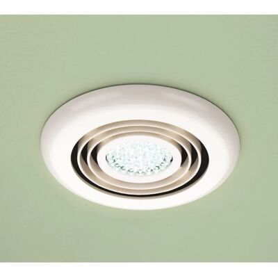 Hib Cyclone White Led High Powered Inline Fan - Cool White Hib Cyclone White Led High Powered Inline Fan - Cool White