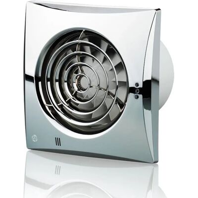 HIB - HIB33200 - Chrome - Humidity - Timer - Wall Fan HIB - HIB33200 - Chrome - Humidity - Timer - Wall Fan