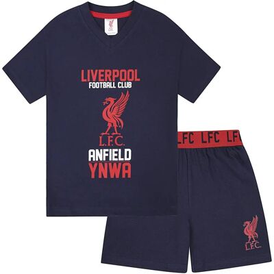 Liverpool FC - Official Boys Short - Navy Blue - Pyjamas Liverpool FC - Official Boys Short - Navy Blue - Pyjamas