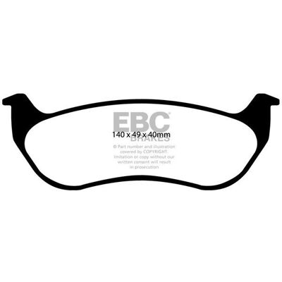 EBC - DP42391R - Achteras - Yellowstuff - Remblokken EBC - DP42391R - Achteras - Yellowstuff - Remblokken