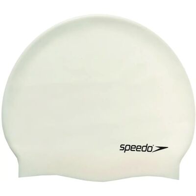 Speedo Unisex Hvid Silikone Svømmehat - Svømmehat Speedo Unisex Hvid Silikone Svømmehat - Svømmehat