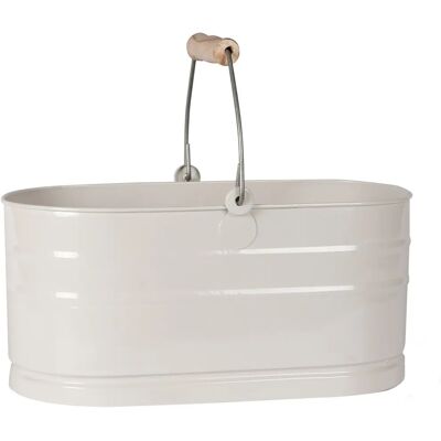 Garden Trading Utility Bucket - Steel with Wooden Handle - Utility Bucket Garden Trading Utility Bucket - Steel with Wooden Handle - Utility Bucket