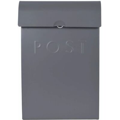 Garden Trading Charcoal Post Box - Post Box with Lock - Post Box - Post Box Garden Trading Charcoal Post Box - Post Box with Lock - Post Box - Post Box