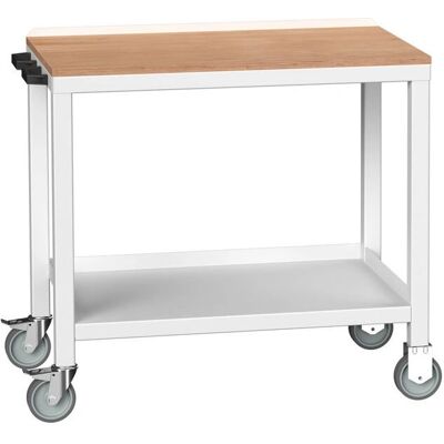 Bott - Verso Mobile Welded Bench - Multiplex Wood Top - 125mm Castors - Bench Bott - Verso Mobile Welded Bench - Multiplex Wood Top - 125mm Castors - Bench