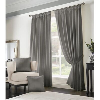 Livinluxury Madi Fully Lined Pencil Pleat Curtains - Curtains Livinluxury Madi Fully Lined Pencil Pleat Curtains - Curtains