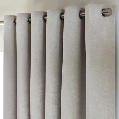 Chenille - Triple Woven Ready Made - Eyelet - Curtains Chenille - Triple Woven Ready Made - Eyelet - Curtains