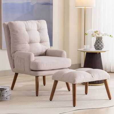 OKWISH - Poltrona lounge - Reposapiés ajustable - Chair OKWISH - Poltrona lounge - Reposapiés ajustable - Chair