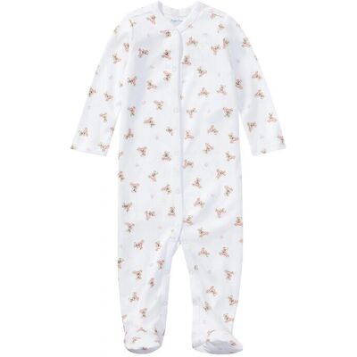 Śpioszki dla niemowląt Ralph Lauren Polo Bear - Rozmiar 9m - Białe Śpioszki dla niemowląt Ralph Lauren Polo Bear - Rozmiar 9m - Białe
