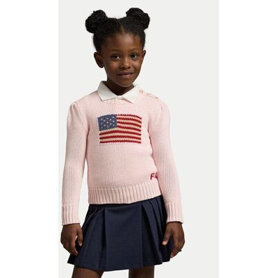 Polo Ralph Lauren Cotton Girls' Sweater - Pulls et vestes Polo Ralph Lauren Cotton Girls' Sweater - Pulls et vestes