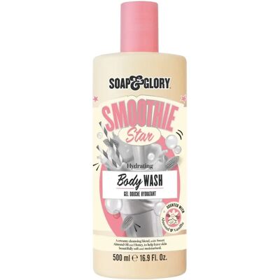 Gel Douche Smoothie Star - 500ml - Hydratant, Parfum d’Amande et Avoine - Publicité Gel Douche Smoothie Star - 500ml - Hydratant, Parfum d’Amande et Avoine - Publicité