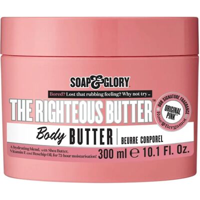 Soap & Glory The Righteous Butter Βούτυρο Σώματος - Σώμα, Shea, Ανθόφυτο - 300ml Soap & Glory The Righteous Butter Βούτυρο Σώματος - Σώμα, Shea, Ανθόφυτο - 300ml